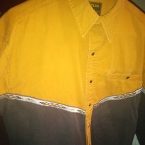 Rustler wrangler long sleeve button up
